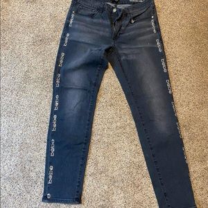 Bebe Heartbreaker Ankle Skinny Jean